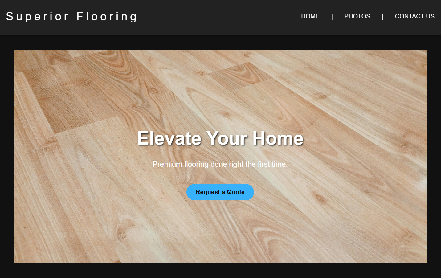 Flooring project sample